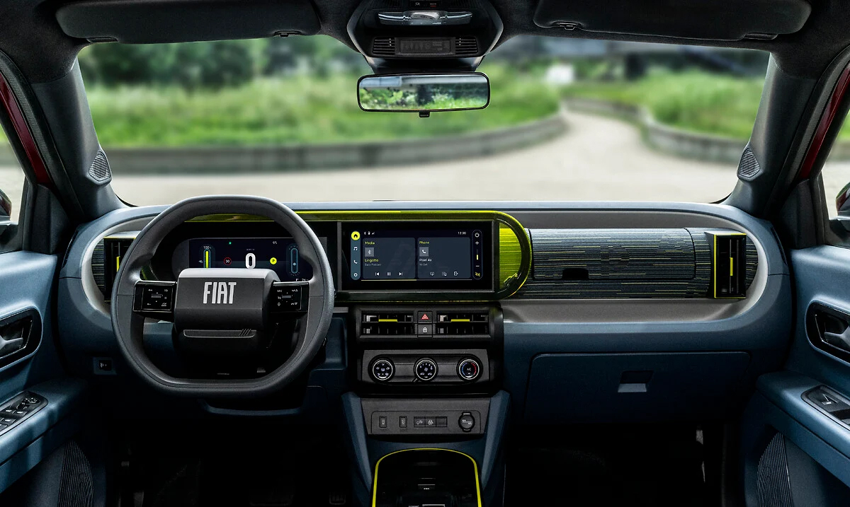 interior of Fiat Grande Panda