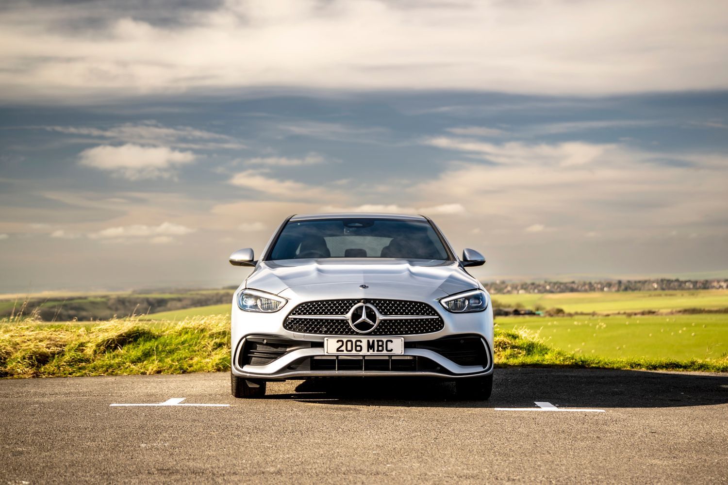 C-Class Saloon front view