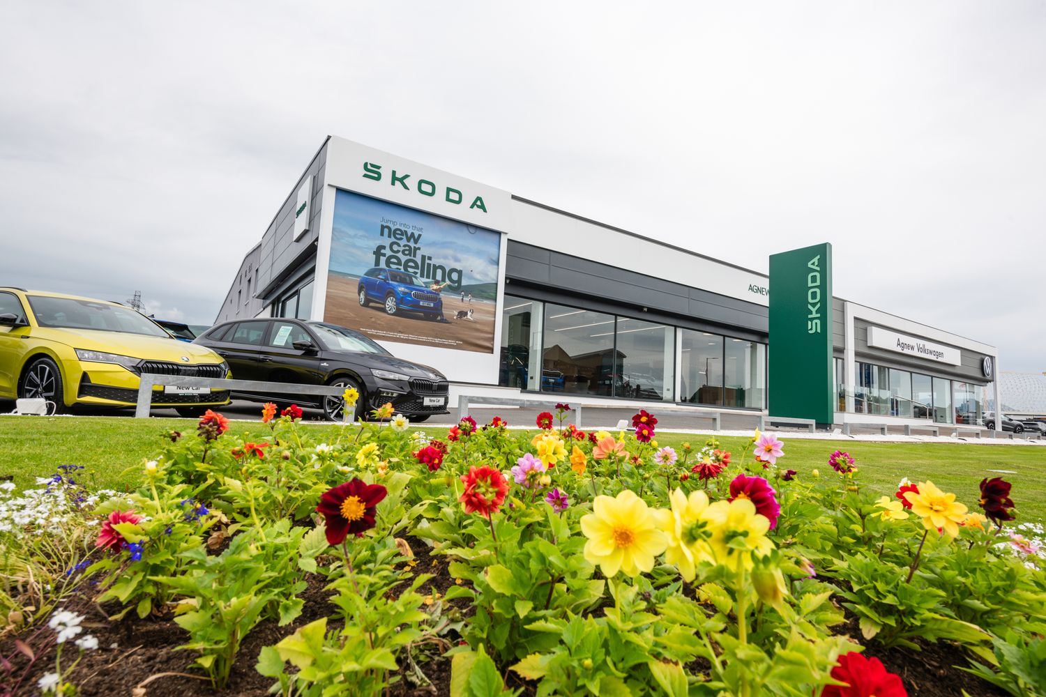 Exterior view of Agnew Skoda Belfast