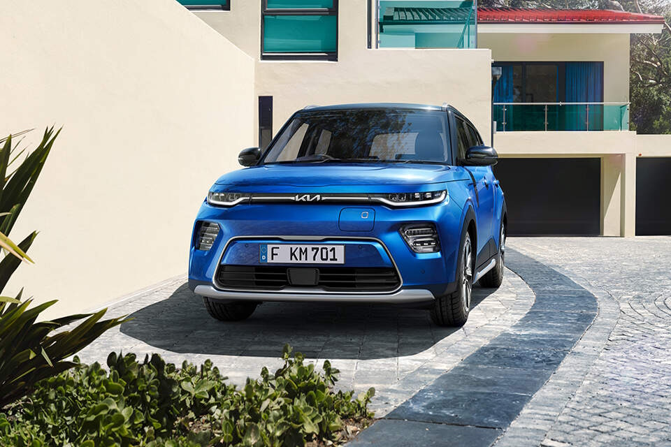 blue soul Kia soul EV