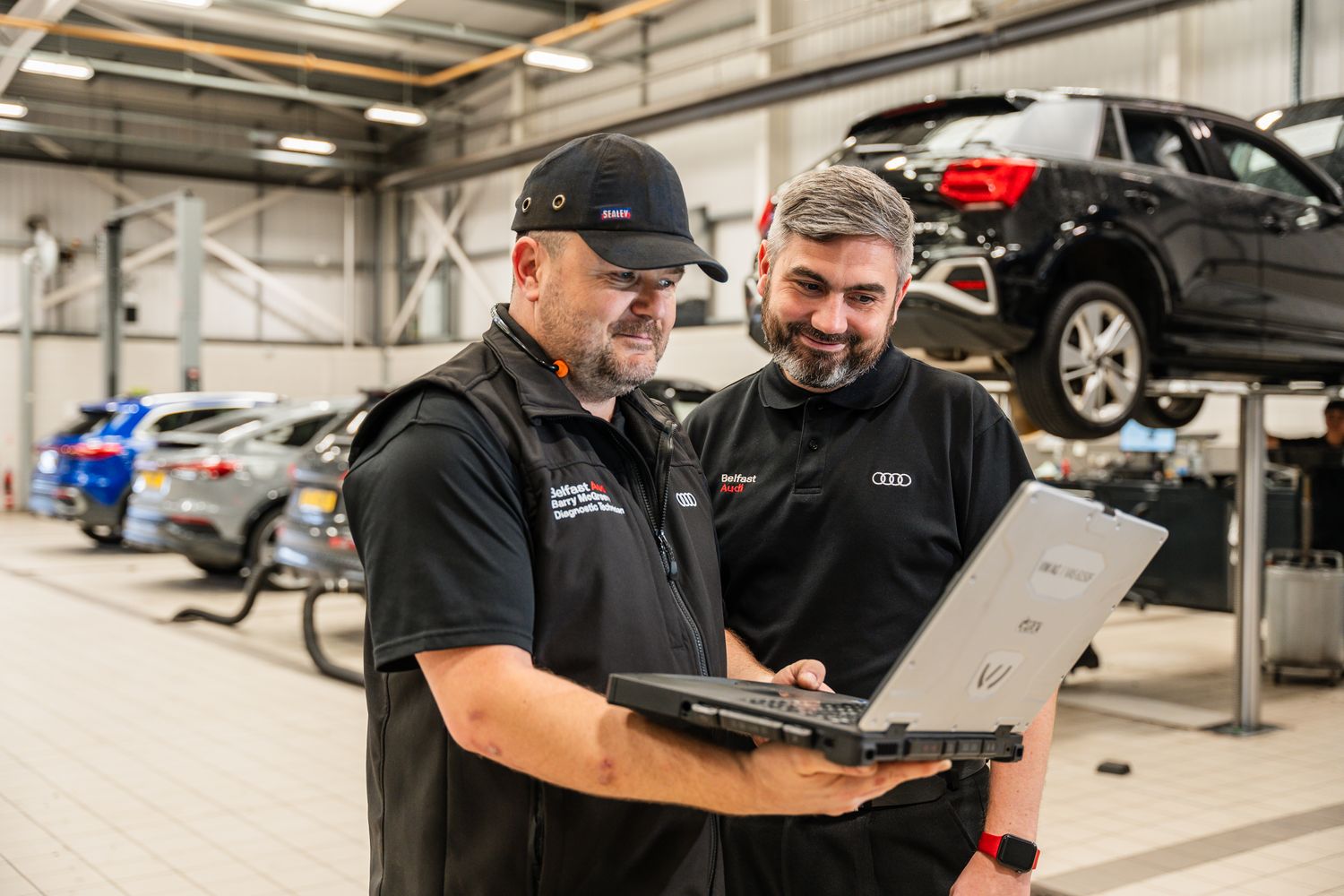 Neil Rooney, Master Technician at Belfast Audi