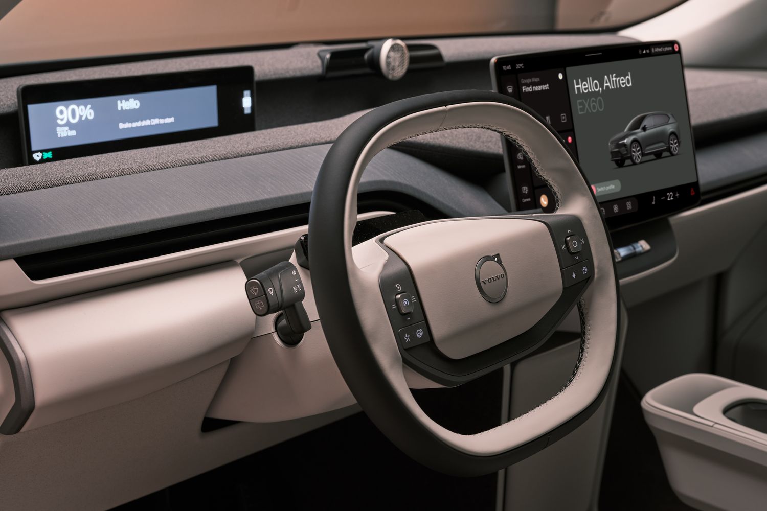 New Volvo EX60, available at Agnew Belfast Volvo, next-generation digital technology