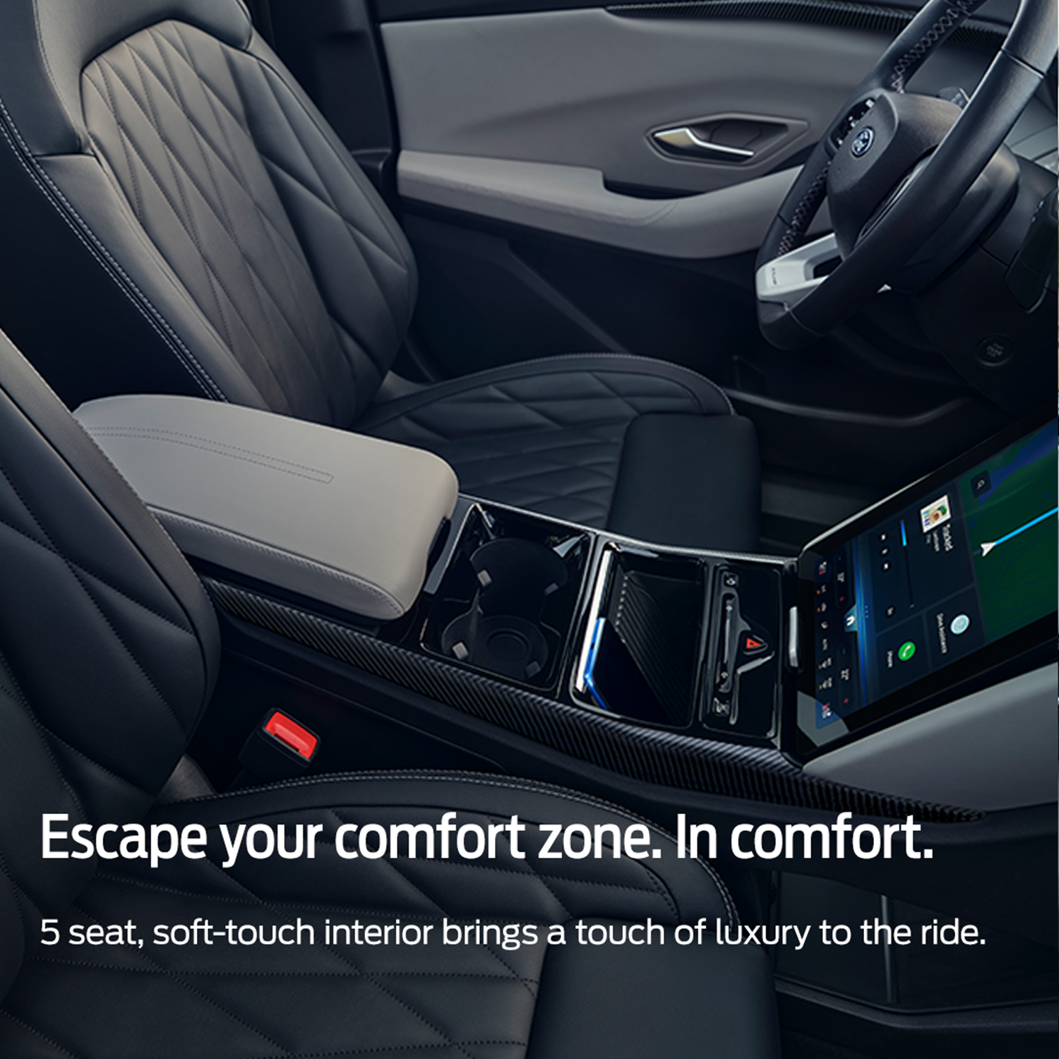 Interior of Ford Explorer