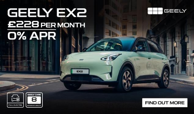 Geely EX2 from only £229 Per Month at Geely Portsmouth