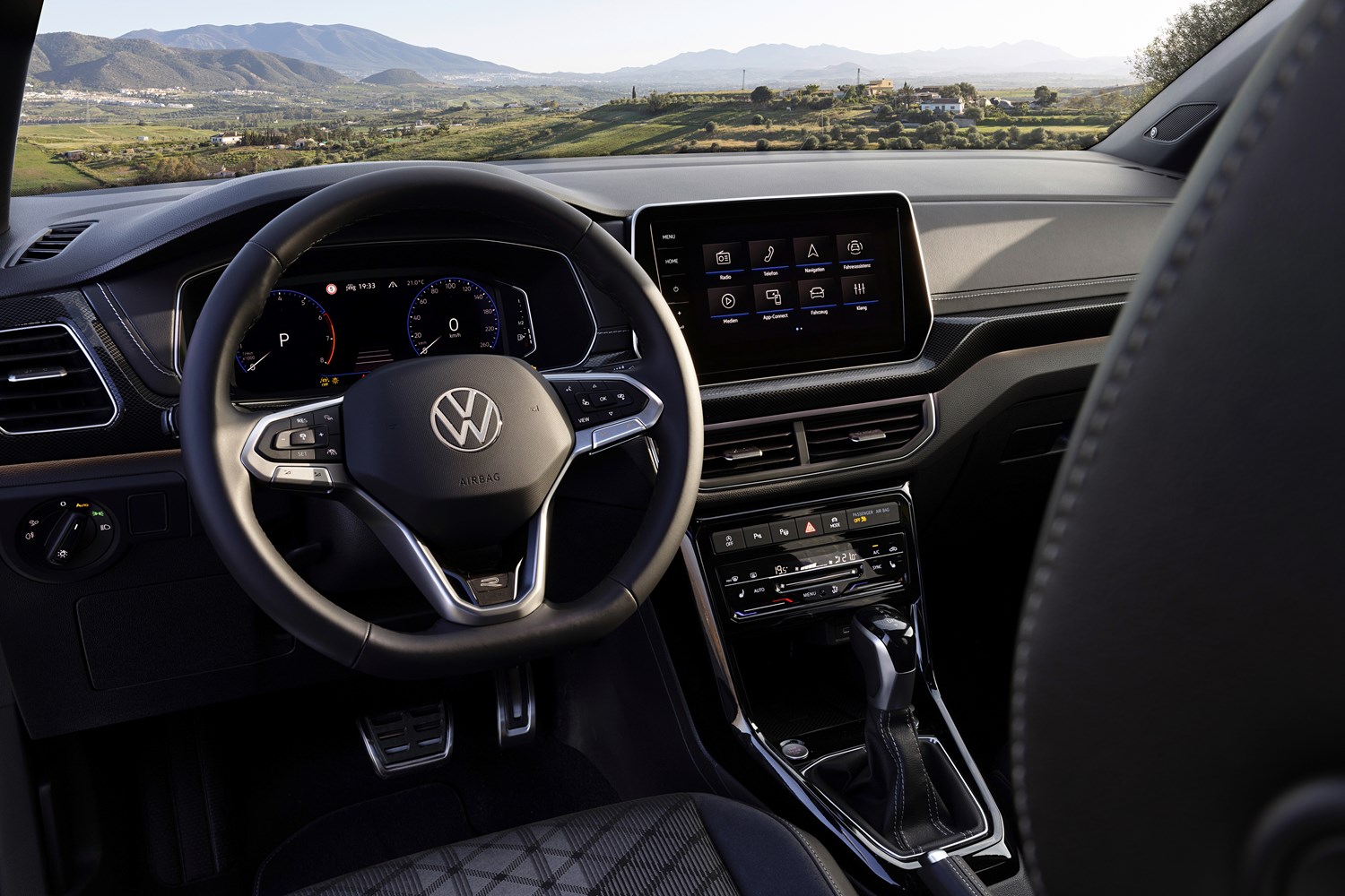 Interior view of the all-new Volkswagen T-Cross