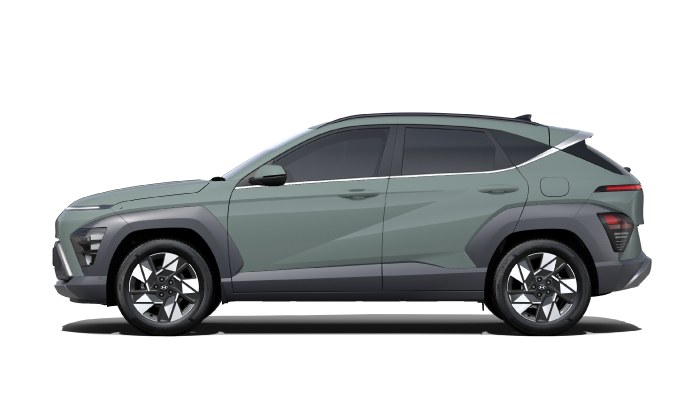 Hyundai KONA Hybrid in Mirage Green