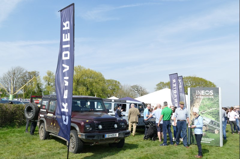 INEOS Grenadier at Horse Race event