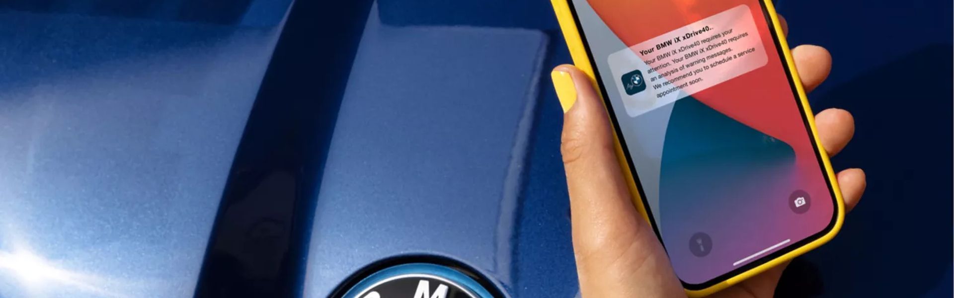 Person receives Proactive Care notification on their phone