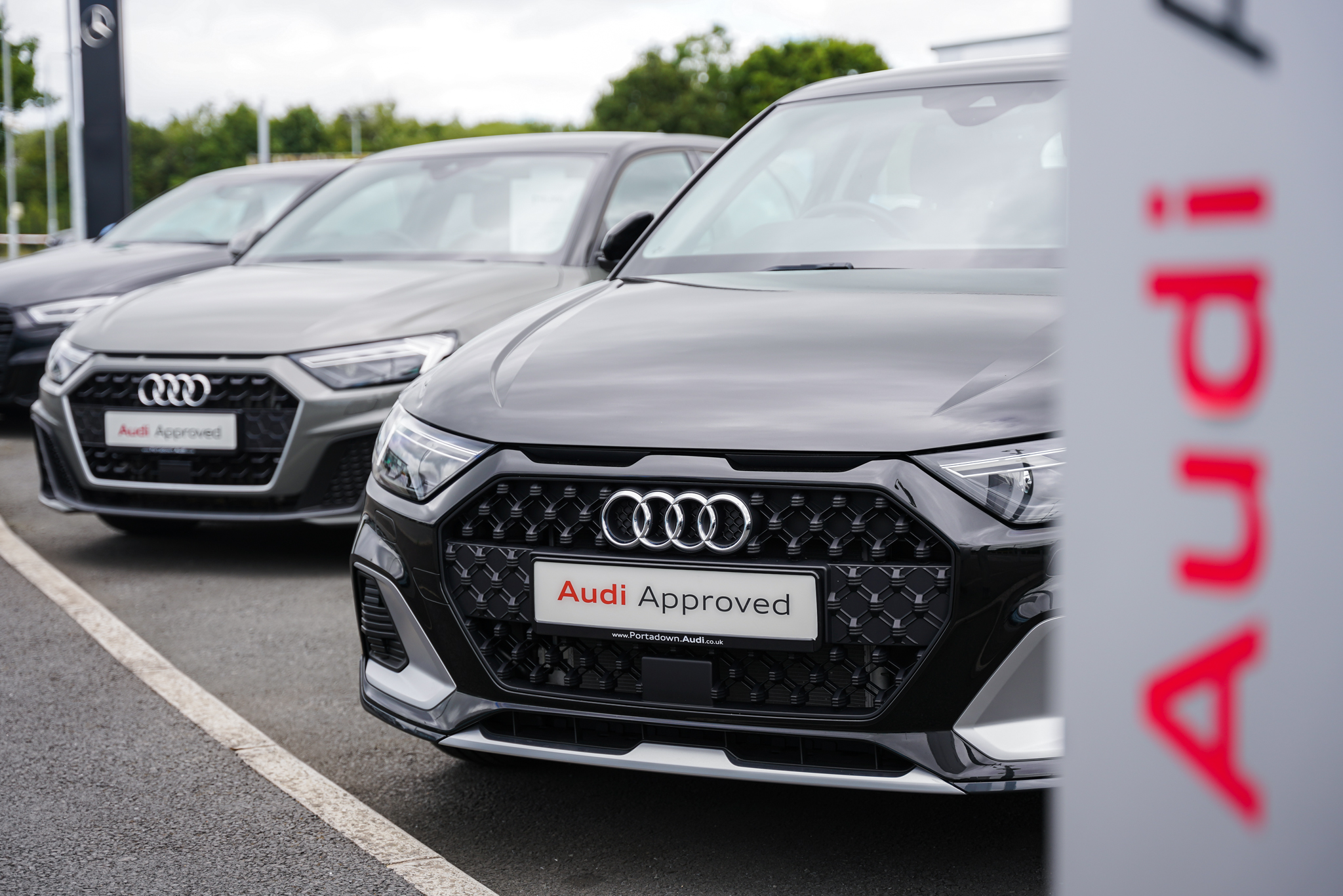 Two Audis from Audis Approved Used Programme.