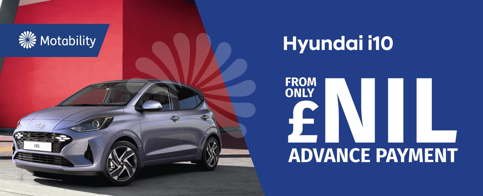 Hyundai i10 with Motability | Richmond, Motability Specialists