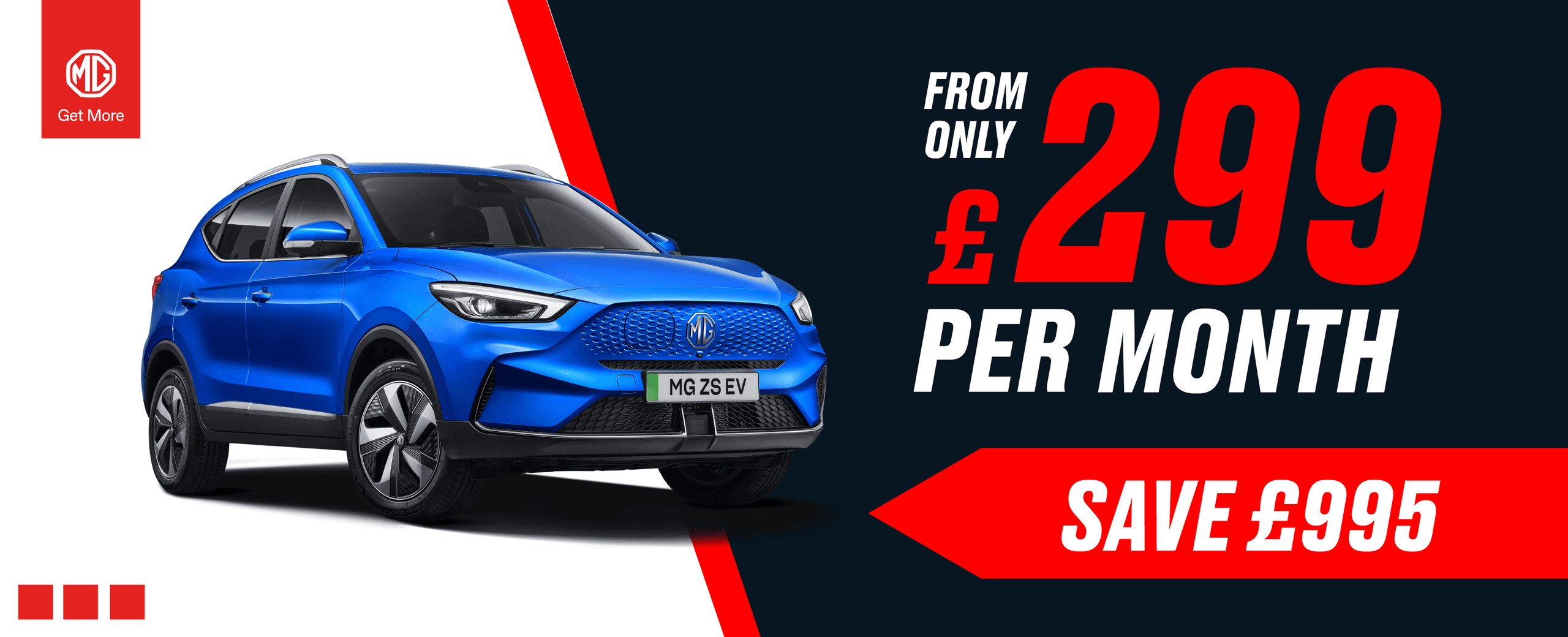 New MG ZS EV Offer From £299 Per Month Hampshire & Surrey