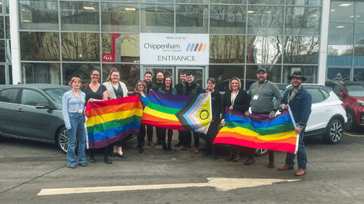 Chippenham Motor Company sponsors Chippenham Pride 2023