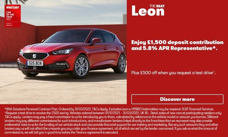 New SEAT Leon Offer