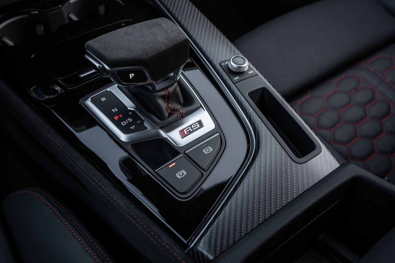 New Audi RS5 Coupe automatic gear box presented with Audi RS badge