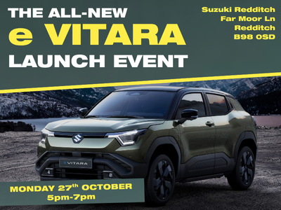 Experience the All-New Suzuki E-Vitara at Startin Suzuki Redditch's Launch Event