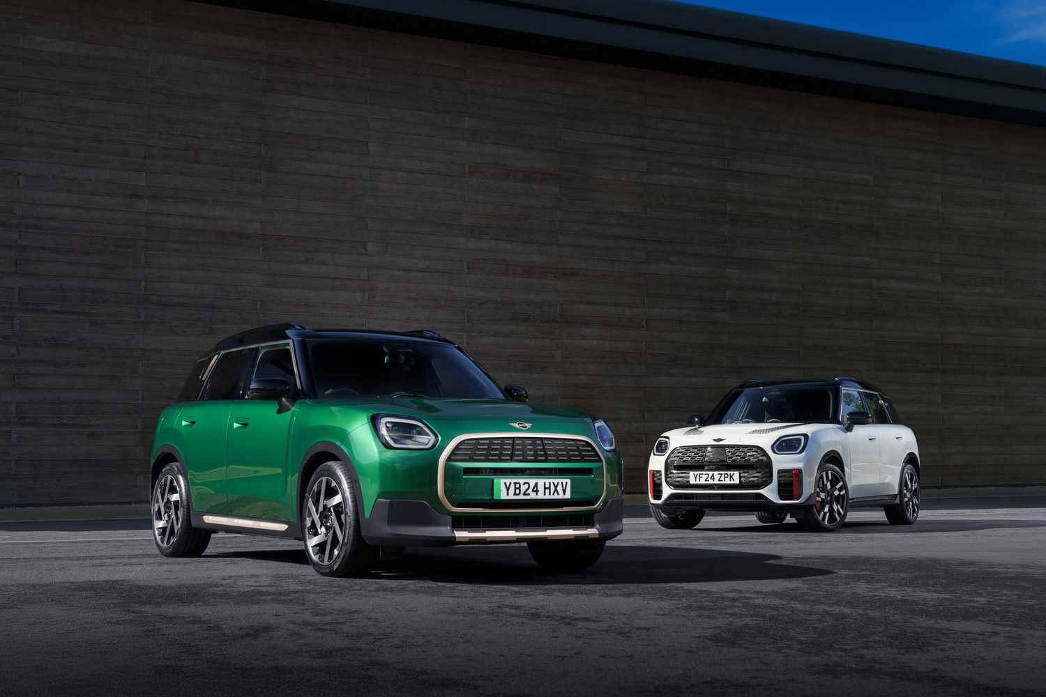 The all-new Countryman range. Featuring the All-Electric Countryman and ICE models.