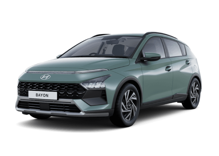 Hyundai BAYON in Mangrove Green