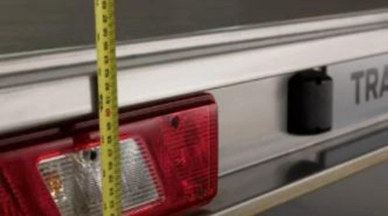 Close up of rear of Ford Transit One Stop Shop