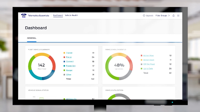 Ford Pro Dashboard