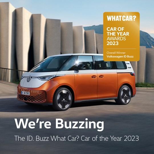Volkswagen ID.Buzz Crowned Car Of The Year at the  What Car Awards? 2023 