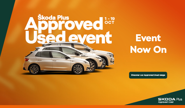 From 1-19 October, take advantage of limited-time offers during the Škoda Plus Approved Used event