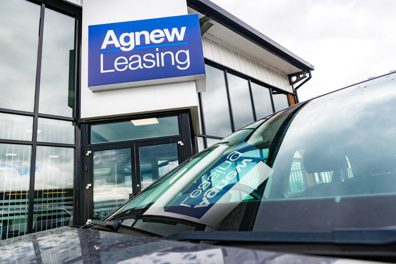 Agnew Leasing department building entrance in Belfast
