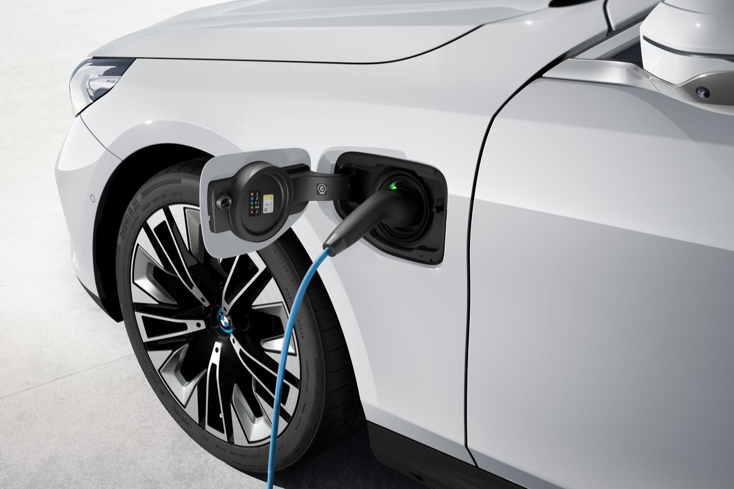 Close up of the new BMW Charging. 