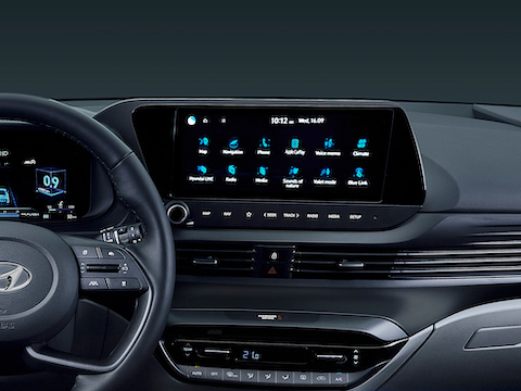 Hyundai Bayon 10.25 onboard infotainment system