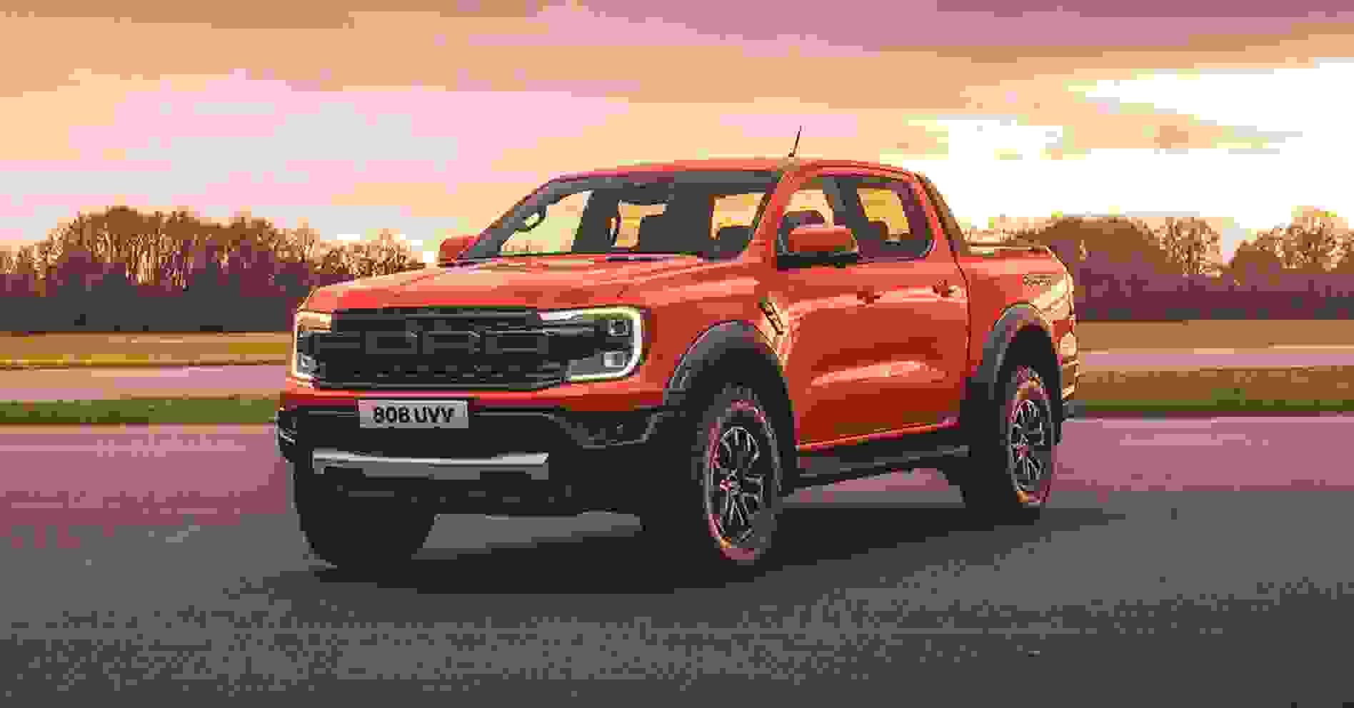 Side view of the Ford Ranger Raptor from £20,329.64