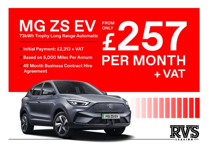 MG ZS EV Contract Hire Offer