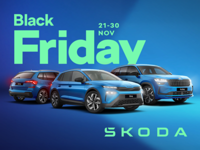 Startin Škoda Black Friday Event 2025 — Bigger Savings. Bigger Choice. Limited Time Only.
