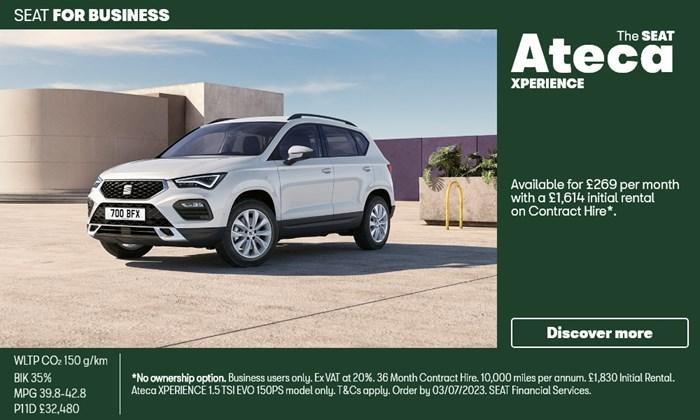 SEAT Ateca Business Contract Hire Offer