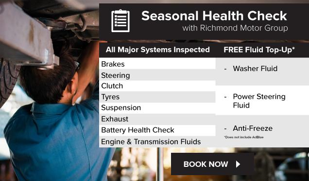 Book a Seasonal Health Check at Richmond Motor Group