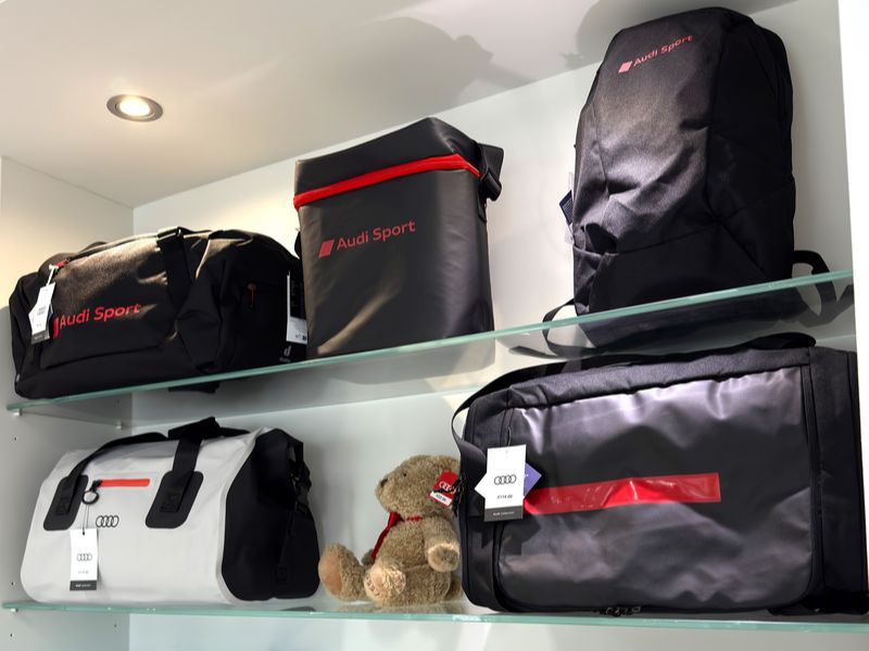 Audi Genuine Sports Bags, available at Belfast and Portadown Audi