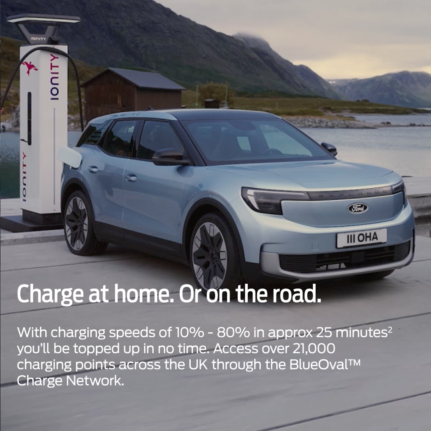 Ford Explorer on charge