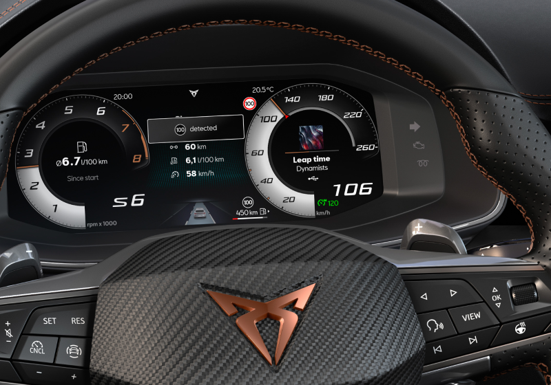 CUPRA Formentor Digital Cockpit