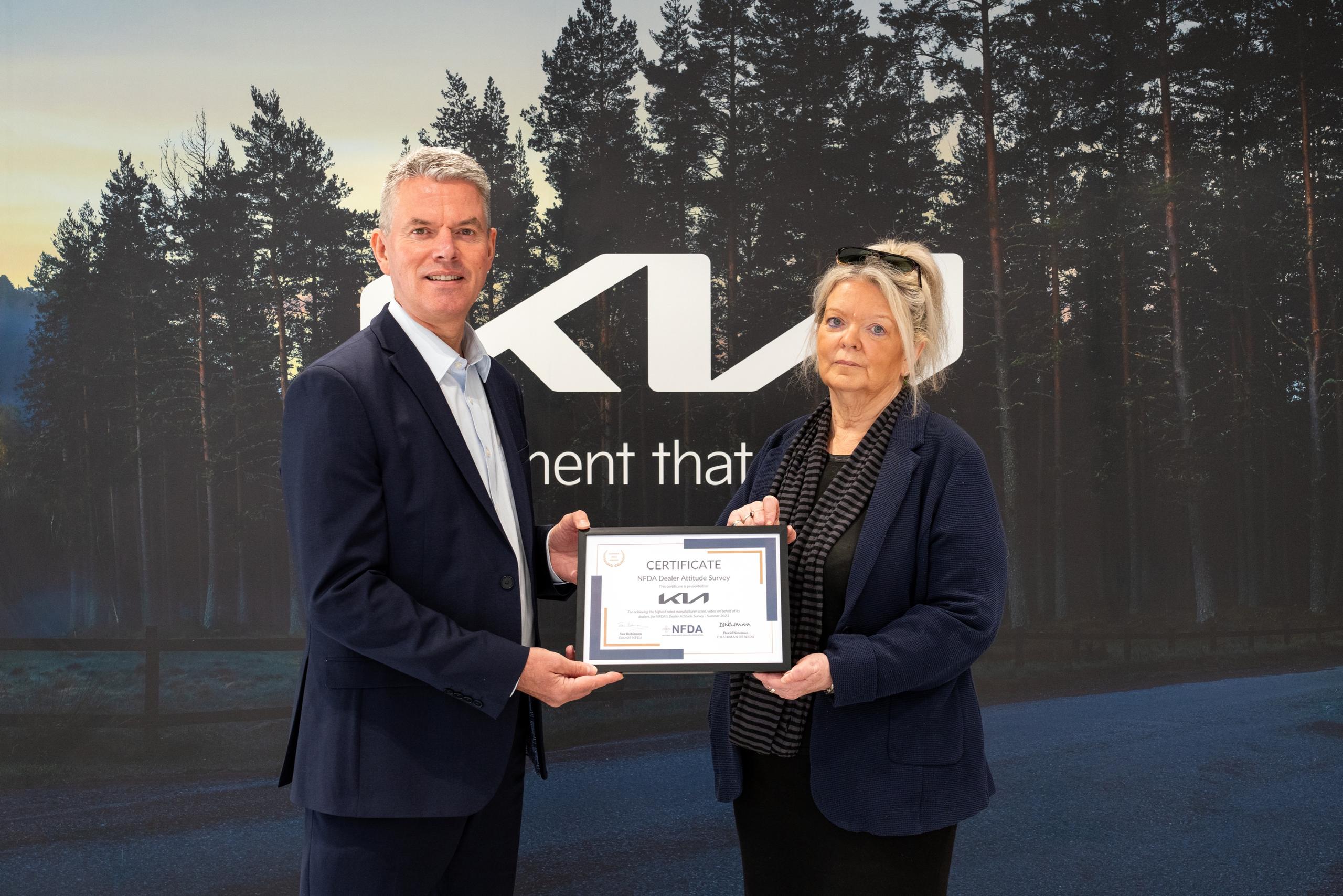 Kia UK Named the Best Brand by Dealers