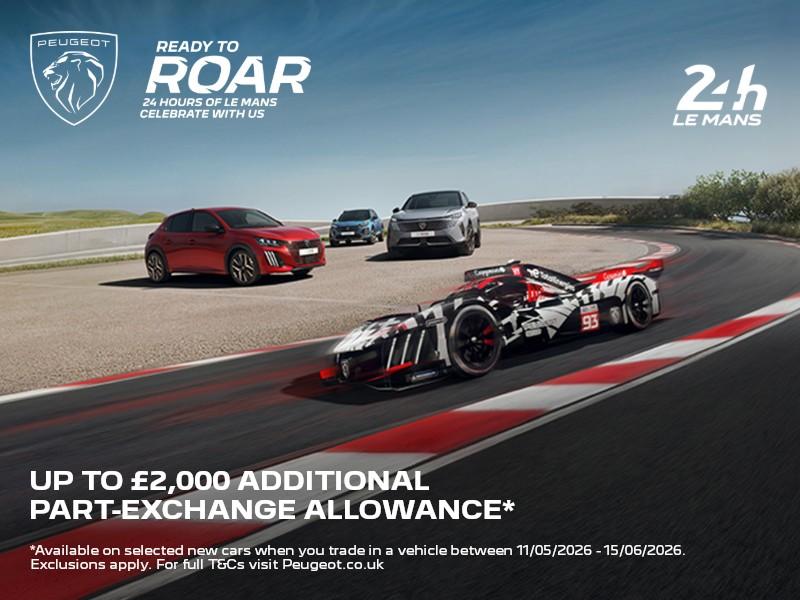 Peugeot £2,000 Additional Part-Exchange Allowance