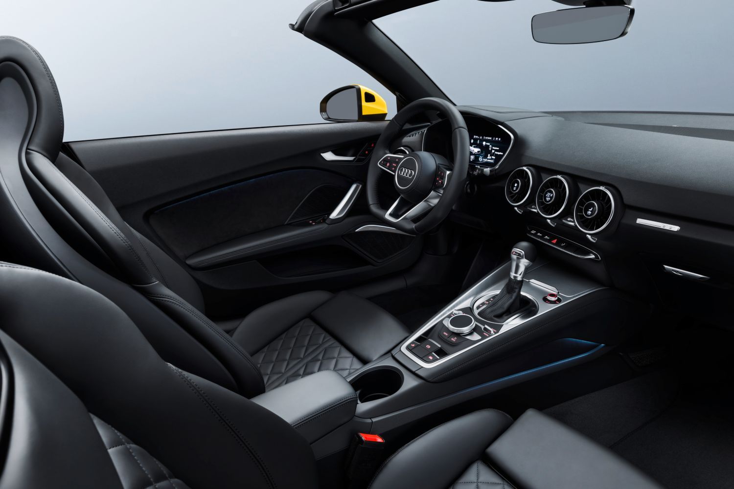 New Audi TT Roadster image of drivers side showcasing the digital cockpit