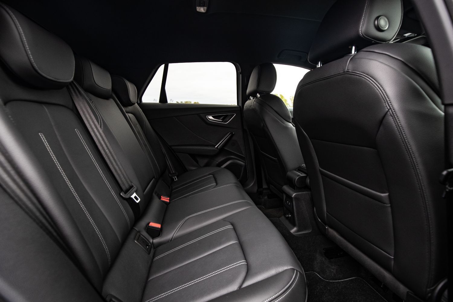 New Audi Q2 image of interior black back seats