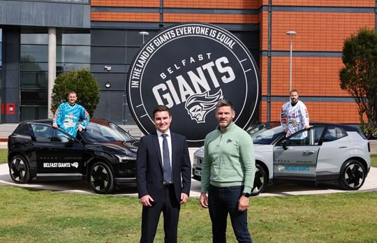 BELFAST GIANTS AND AGNEW BELFAST VOLVO POWER INTO 2025/26 SEASON WITH ELECTRIC PARTNERSHIP EXPANSION    
