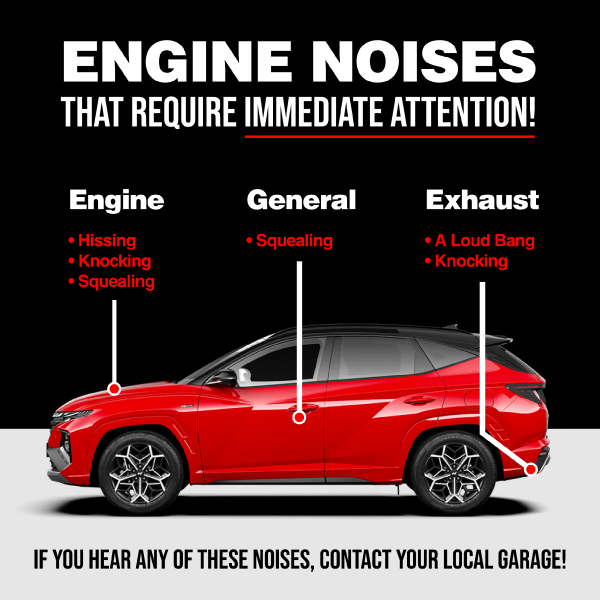 Engine Noises That Require Immediate Attention Infographic