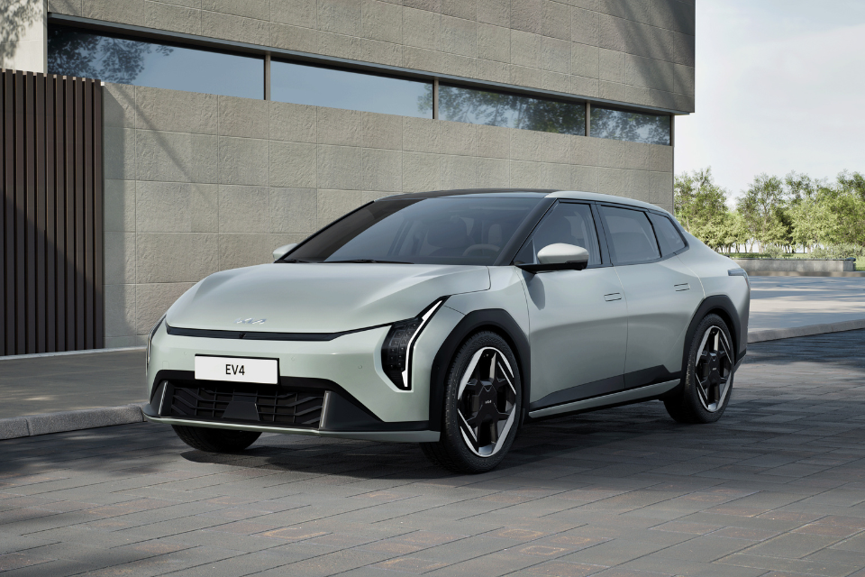 The Kia EV4.