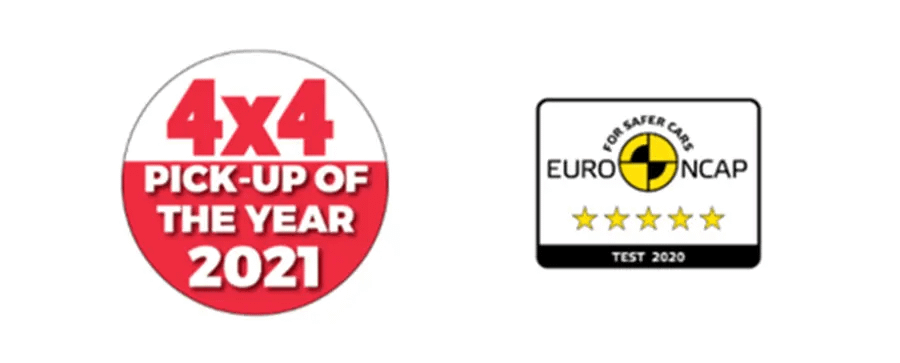 4X4 Pick Up Of the Year, Euro NCAP 5 Star 2020