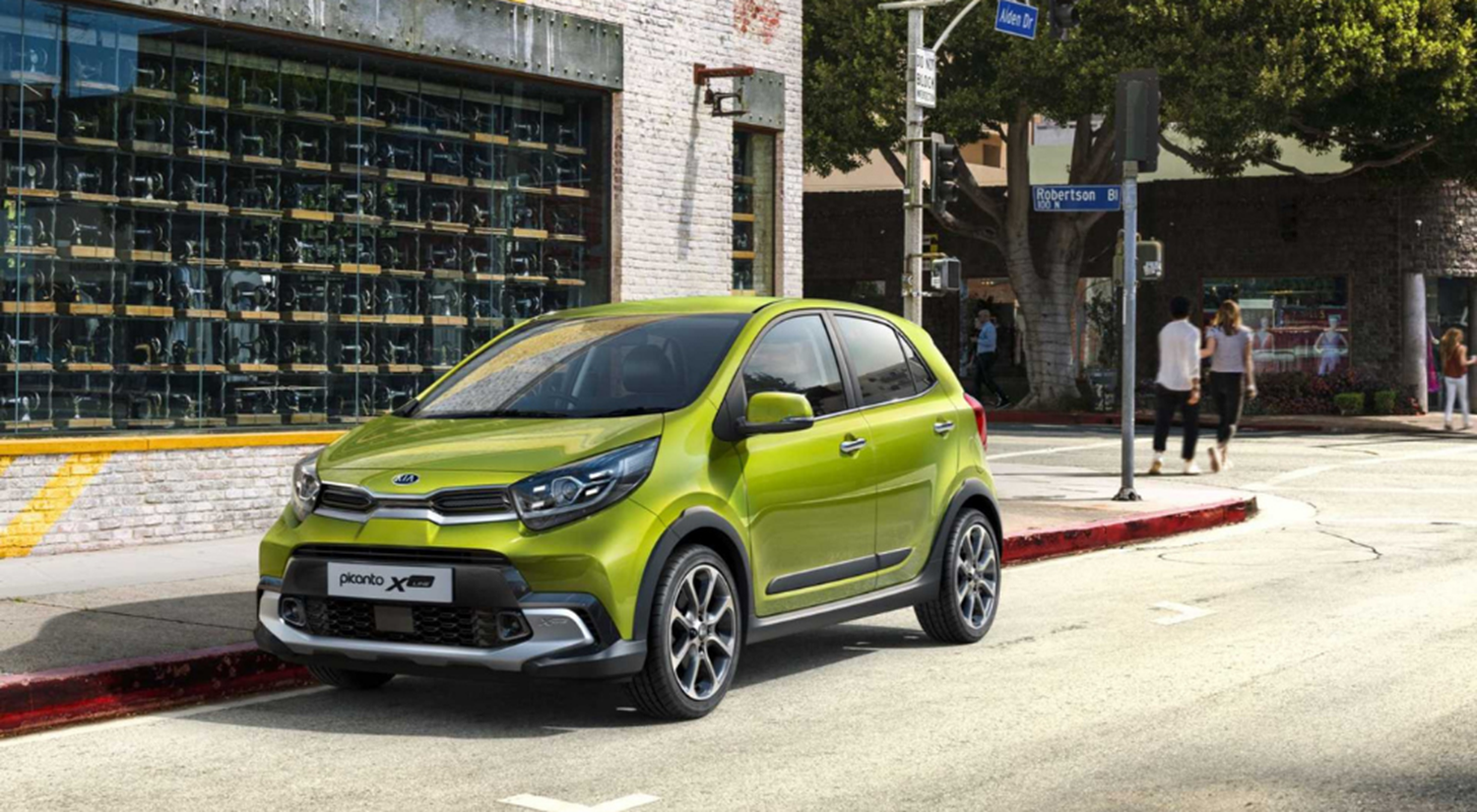 New Yellow Kia Picanto