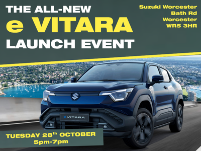 Experience the All-New Suzuki E-Vitara at Startin Suzuki Worcester's Launch Event