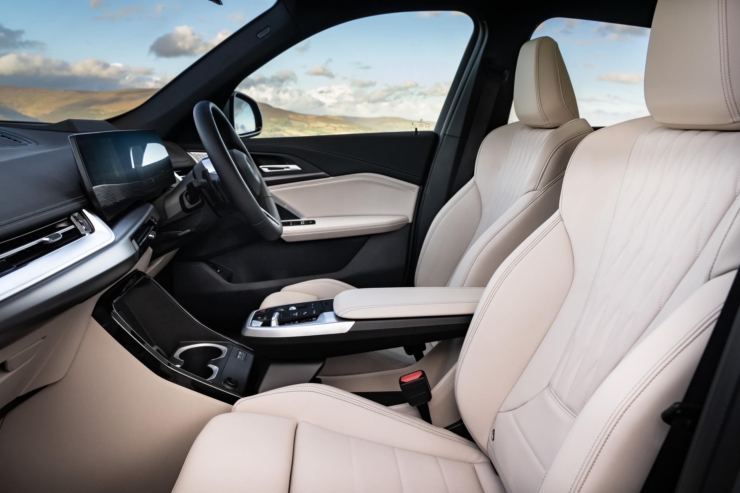 New BMW X1 front interior view