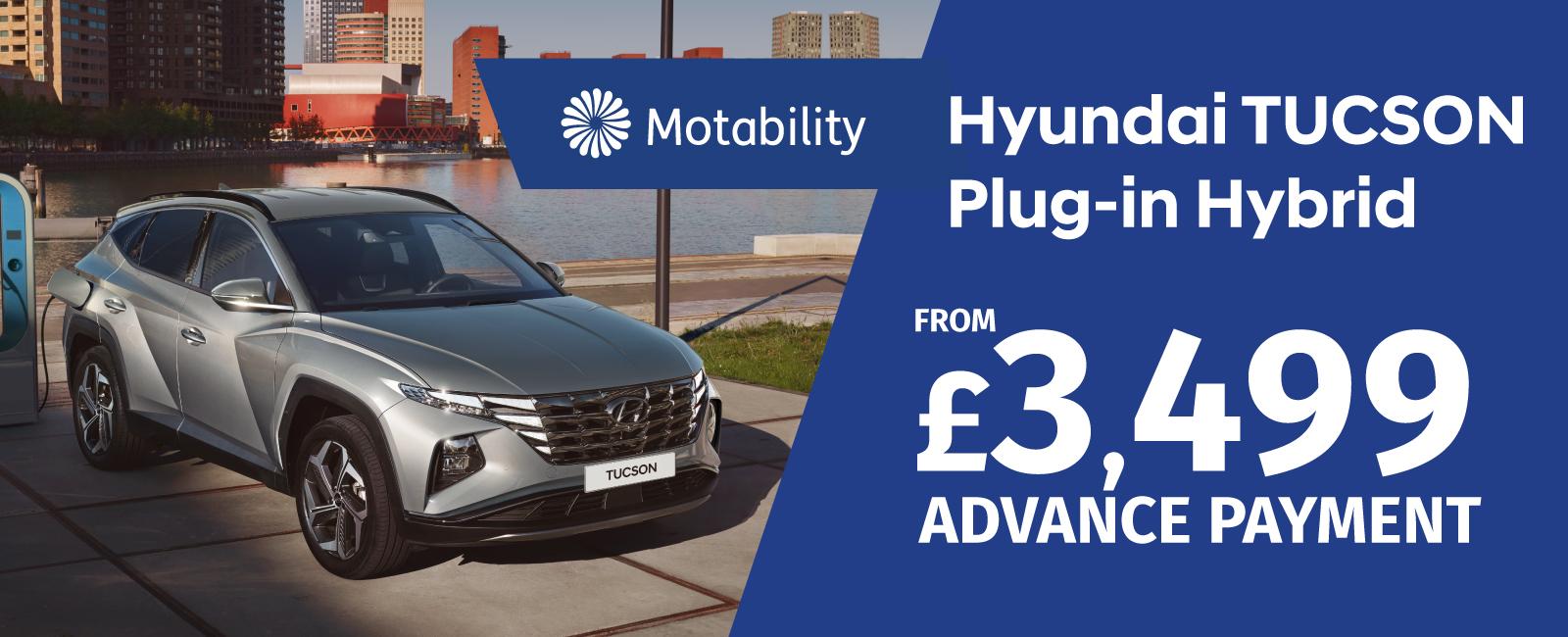 Hyundai TUCSON Plug-in Hybrid with Motability | Richmond Hyundai
