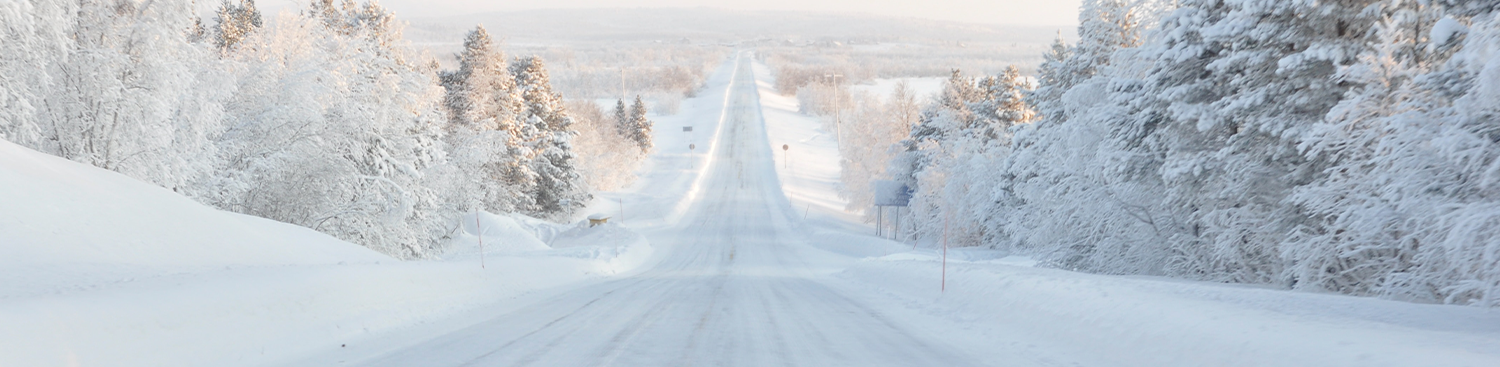 Snowy road 