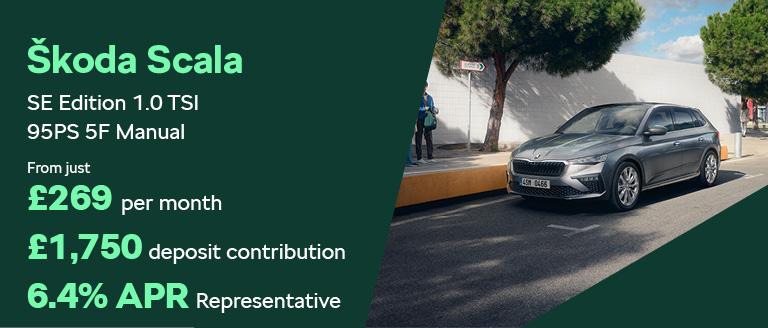 Škoda Scala Finance Offer From Caffyns